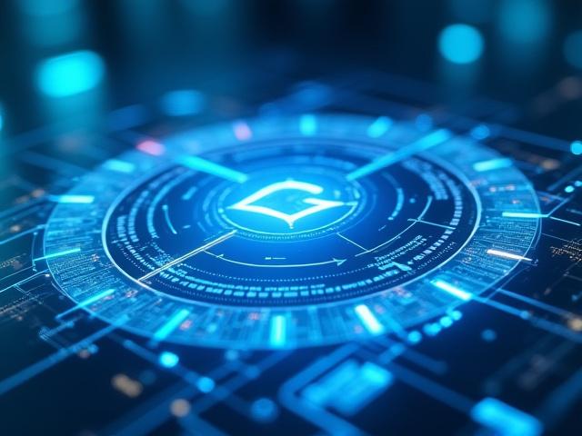 未来的なゲームUIのスクリーンショット